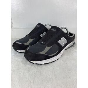 New Balance 2002R Mule Black Phantom Dark Gray Men's Size 12 M2002RMC